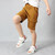 Boys Cotton Casual Overalls Shorts (Color:Chocolate Size:120cm)