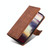 For OPPO F17 Skin Feel Crocodile Texture Magnetic Clasp Horizontal Flip PU Leather Case with Holder & Card Slots & Wallet(Brown)