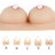 Skinless Silicone Breast Implants Bionic Breast Implants Fake Breast Underwear Chest Pads, Size:B Cup(Paste Skin Tone)