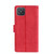 For OPPO A92s Skin Feel Crocodile Texture Magnetic Clasp Horizontal Flip PU Leather Case with Holder & Card Slots & Wallet(Red)
