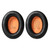 2pcs Headset Earmuffs For Kingston HyperX Cloud II / Silver / Alpha / Flight / Stinger, Color: Black+Orange