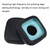 2 PCS Headphone Sponge Cover Earmuff Leather Sleeve For Logitech UE5000(Black Blue Sponge)