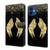 For iPhone 12 mini / 13 mini Crystal 3D Shockproof Protective Leather Phone Case(Golden Wings)