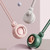 MF021 Sweet Cat Leafless Portable Hanging Neck Fan (White)