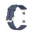 For Huawei Watch Fit Special Edition Silicone Silver Steel Buckle Watch Band(Blue Grey)