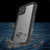 For iPhone 11 Waterproof Full Coverage PC + TPU Phone Case (Black)