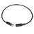 3.5mm Jack to RJ9 PC / Mobile Phones Headset to Office Phone Adapter Convertor Cable, Length: 32cm(Black)