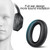 2pcs PU Leather Earpads For Sony WH-1000XM4, Color: Blue+Buckle