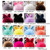 Fur Pom Keychains Fake Rabbit Fur Ball Keychain(creamy-white)