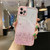 For iPhone 11 Starry Gradient Glitter Powder TPU Phone Case(Pink)