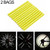 2 Bags Bicycle Mountain Bike Riding Wheel Rim Spoke Mount Clip Tube Warning Light Strip Outdoor Reflector(Yellow)