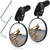 2 PCS Bicycle Convex Rearview Mirror Large View 360 Degree Rotating Mirror