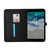 For Nokia T10 Fabric PU + TPU Flip Tablet Leather Case(Black)