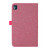For Nokia T10 Fabric PU + TPU Flip Tablet Leather Case(Rose Red)
