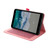 For Nokia T10 Fabric PU + TPU Flip Tablet Leather Case(Rose Red)