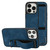 For iPhone 12 Pro Wristband Holder Leather Back Phone Case(RoyalBlue) For iPhone 12 Pro Wristband Holder Leather Back Phone Case(RoyalBlue)