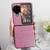 For OPPO Find N3 Flip Gradient Color Glitter Shockproof Protective Phone Case(Purple)