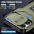 For iPhone 12 Pro Max Sliding Camshield Holder Phone Case(Alpine Green)