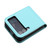 For Samsung Galaxy Z Flip4 5G Datura Flower Embossed Flip Leather Phone Case(Light blue)