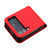 For Samsung Galaxy Z Flip4 5G Datura Flower Embossed Flip Leather Phone Case(Red)