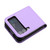 For Samsung Galaxy Z Flip3 5G Datura Flower Embossed Flip Leather Phone Case(Purple)