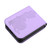For Samsung Galaxy Z Flip3 5G Datura Flower Embossed Flip Leather Phone Case(Purple)