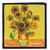 Retro Art DIY Handmade Photo Album Self-Adhesive Film Album, Style 16 inch Sunflower(20 White Card Inner Pages)