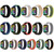 For Xiaomi Mi Band 8 Pro Nylon Loop Watch Band(Rainbow)