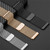 For Huawei Watch GT 4 46mm Milan Daul Magnetic Steel Mesh Watch Band(Black)