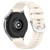 For Huawei Watch GT4 41mm 18mm Liquid Glossy Silver Buckle Silicone Watch Band(Starlight Color)