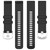 For Huawei Watch GT4 46mm 22mm Liquid Glossy Silver Buckle Silicone Watch Band(White)