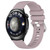 For Huawei Watch 4 22mm Liquid Glossy Silver Buckle Silicone Watch Band(Purple)