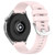 For Huawei Watch 3 22mm Liquid Glossy Silver Buckle Silicone Watch Band(Pink)