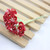 5 Branches DIY Hand-simulated Plum Mini Flocking Cloth Lucky Flower(Red)