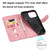 For iPhone 13 Pro Max Fashion Calf Texture Zipper Horizontal Flip Leather Case with Stand & Card Slots & Wallet Function (Rose Gold)