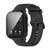 For Amazfit GTS 2 mini PC + Tempered Glass Watch Protective Case(Black)