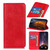 For OPPO A16 Magnetic Crazy Horse Texture Horizontal Flip Leather Case with Holder & Card Slots & Wallet(Red)
