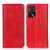 For OPPO A16 Magnetic Crazy Horse Texture Horizontal Flip Leather Case with Holder & Card Slots & Wallet(Red)