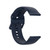 23mm Color Buckle Silicone Wrist Strap Watch Band for Fitbit Versa 2 / Versa / Versa Lite / Blaze, Size: L(Midnight Blue)
