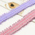 LP000330 Three-row Elastic Connection Sequins Lace Belt DIY Clothing Accessories, Length: 0.9m, Width: 3cm(Wine Red)
