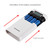HAWEEL DIY 4 x 18650 Battery (Not Included) 10000mAh Power Bank Shell Box with 2 x USB Output & Display for iPhone, Galaxy, Sony, HTC, Google, Huawei, Xiaomi, Lenovo and other Smartphones(White)