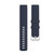 18mm Silver Color Buckle TPU Wrist Strap Watch Band for Fitbit Charge 4 / Charge 3 / Charge 3 SE, Size: L(Navy Blue)