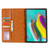 Knead Skin Texture Horizontal Flip Leather Case for Galaxy Tab A 8 2019 P200 / P205, with Photo Frame & Holder & Card Slots & Wallet(Red)