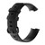 Diamond Pattern Silicone Watch Band for Fitbit Charge 4 Small Size190*18mm(Black)