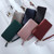 Women Long Clutch Wallet Large Capacity Wallets Female Purse Phone Pocket Card Holder(Green)