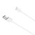 For Huawei Band 8 Smart Watch USB Charging Cable Without Chip Protection(White)