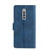 For vivo X27 Skin Feel Crocodile Texture Magnetic Clasp Horizontal Flip PU Leather Case with Holder & Card Slots & Wallet(Blue)