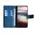 For vivo X27 Skin Feel Crocodile Texture Magnetic Clasp Horizontal Flip PU Leather Case with Holder & Card Slots & Wallet(Blue)