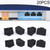 20 PCS Silicone Anti-Dust Plugs for RJ45 Port(Black)