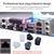 20 PCS Silicone Anti-Dust Plugs for RJ45 Port(Black)